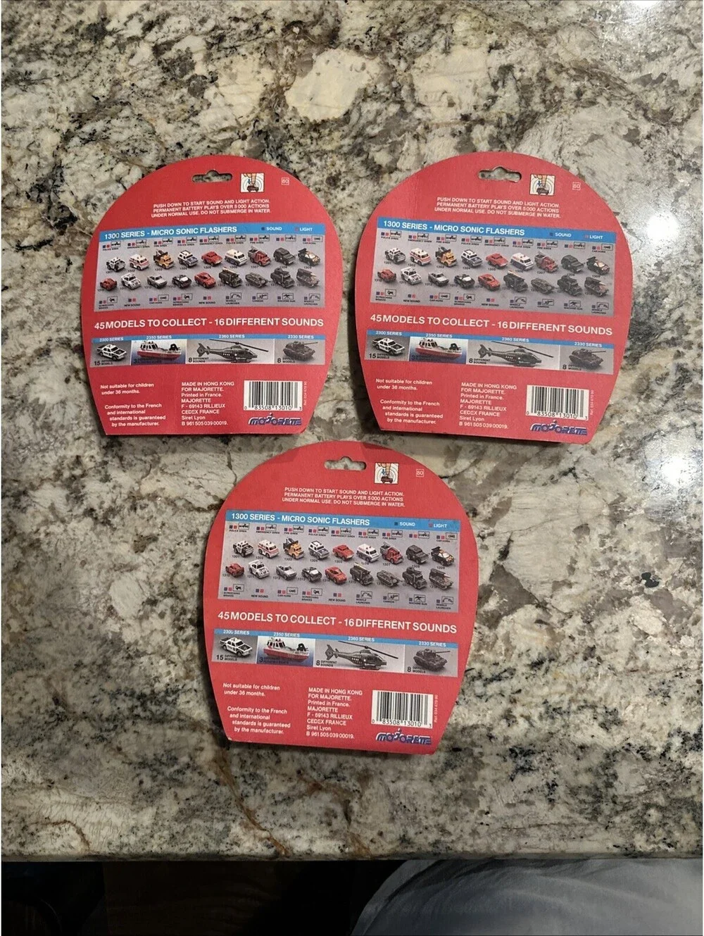 Majorette Micro Sonic Flashers Military Collection Lot Of 3 NEW + FAST SHIPPING